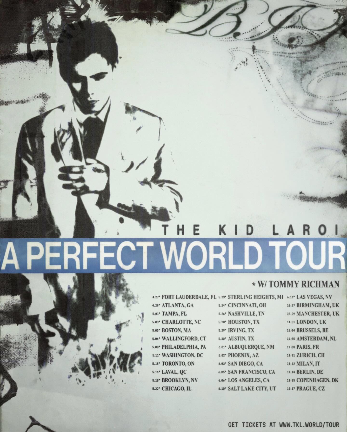 Tommy Richman A Perfect World Tour Poster 2026